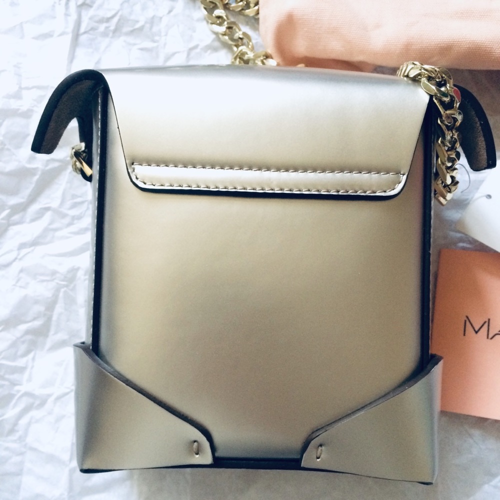 MANU Atelier Micro Pristine Bag metallic silver - Picture 7 of 8